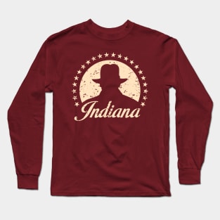 Indianamount distressed Long Sleeve T-Shirt